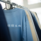 ES16时尚连帽衫。海军蓝，100%有机棉
