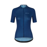 ES16自行车运动衫ELIT美利奴蓝。妇女