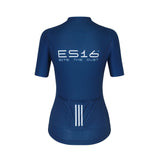 ES16自行车运动衫ELIT美利奴蓝。妇女