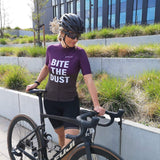 ES16骑行服 Elite Stripes - "Bite The Dust" 紫黑色。妇女